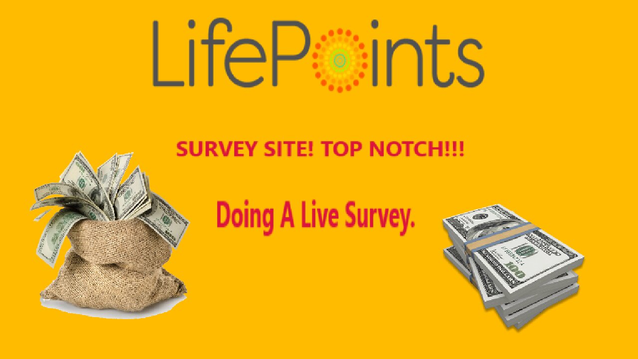 #1 Survey Site On The Internet LifePoints Sign Up Now!!