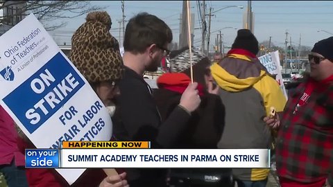 Teachers at Summit Academy Parma begin strike Tuesday morning