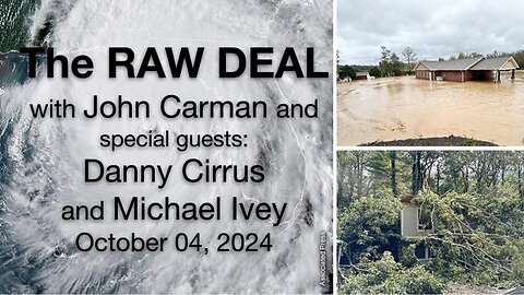 The Raw Deal (4 October 2024) with John Carman & featured guests Danny Cirrus & Michael Ivey