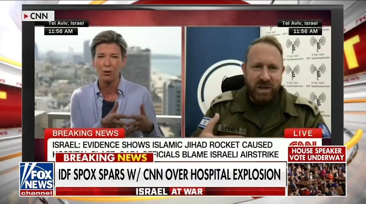 IDF Spox BLASTS Media For Quickly Blaming Israel For Hospital Bombing