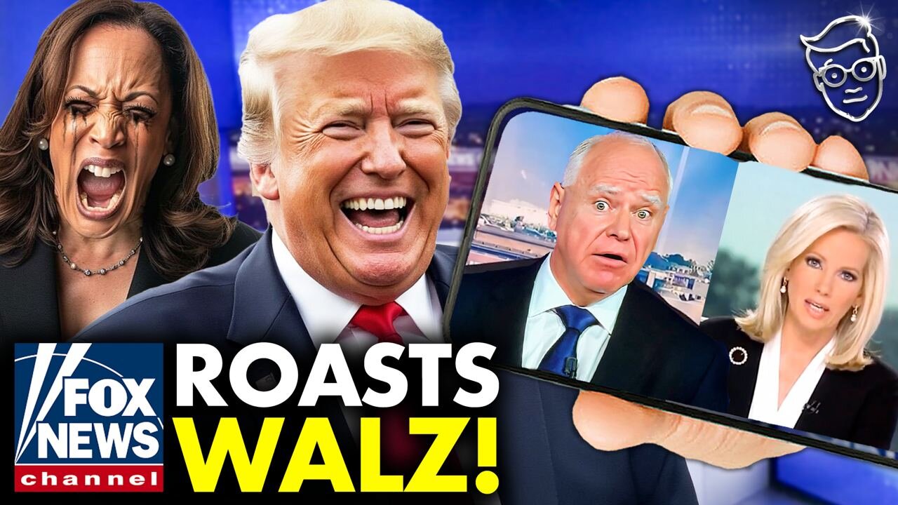 Fox News HUMILIATES Tim Walz in TRAIN WRECK Interview as Kamala Campaign IMPLODES | Polls TANK 📉