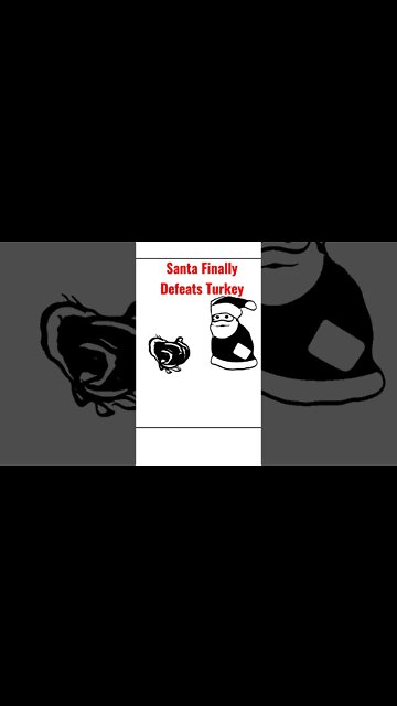 Santa Finally Defeats Turkey to Take Over Holidays #christmas #santa #holidays