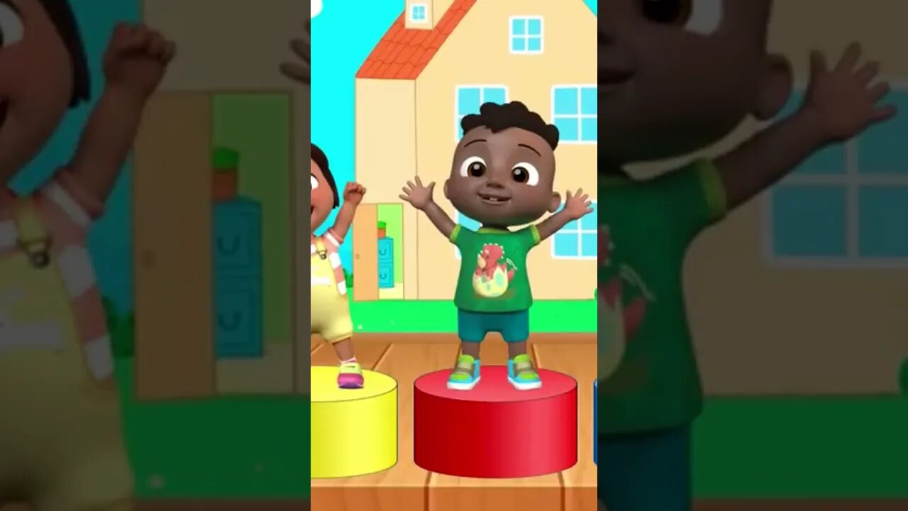 Five little monkeys jumping on the bed | Cinco bebezinhos pulando na cama-kids | Cocomelon#shorts