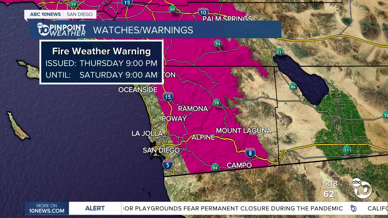 ABC 10News Weather With Meteorologist Angelica Campos