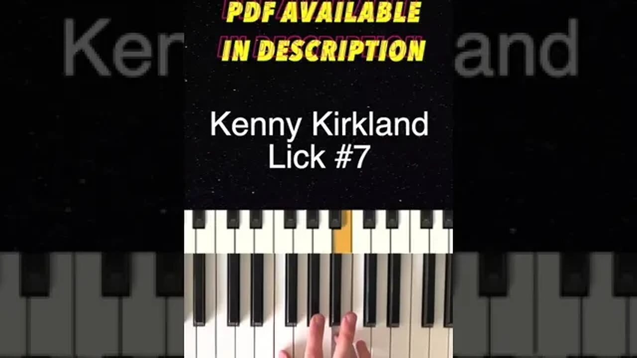 Kenny Kirkland Lick #7