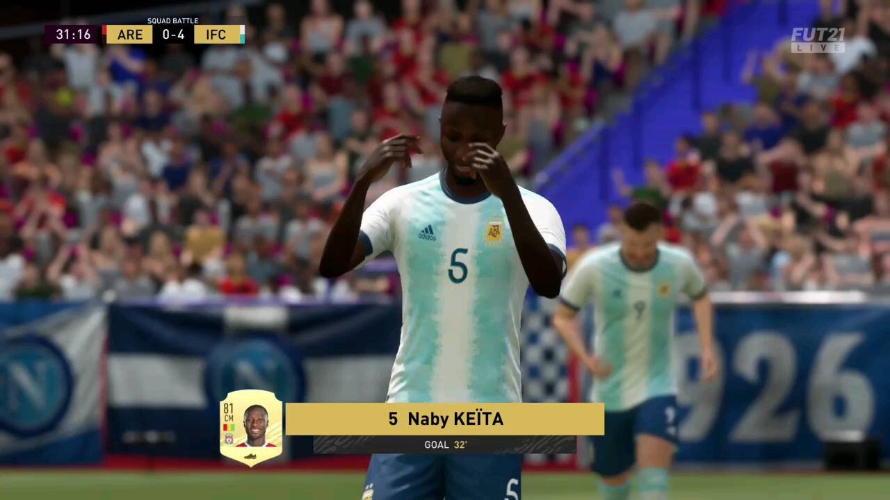Fifa21 FUT Squad Battles - Naby Keïta goal