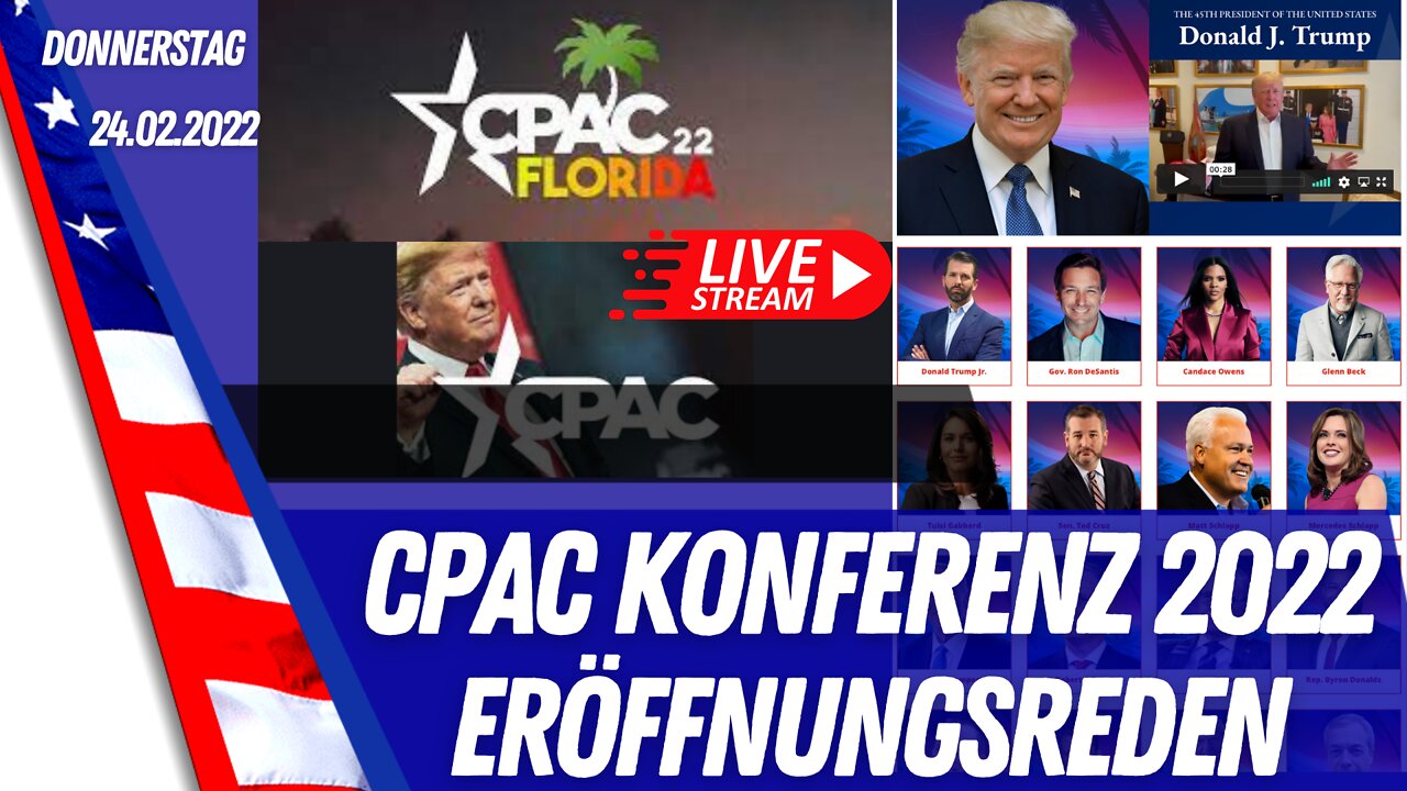 CPAC Jahreskonferenz in Orlando eröffnet.