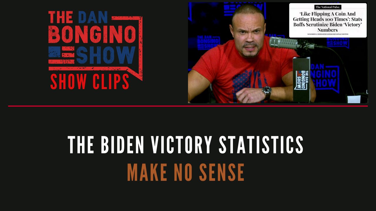 The Biden Victory Statistics Make No Sense - Dan Bongino Show Clips