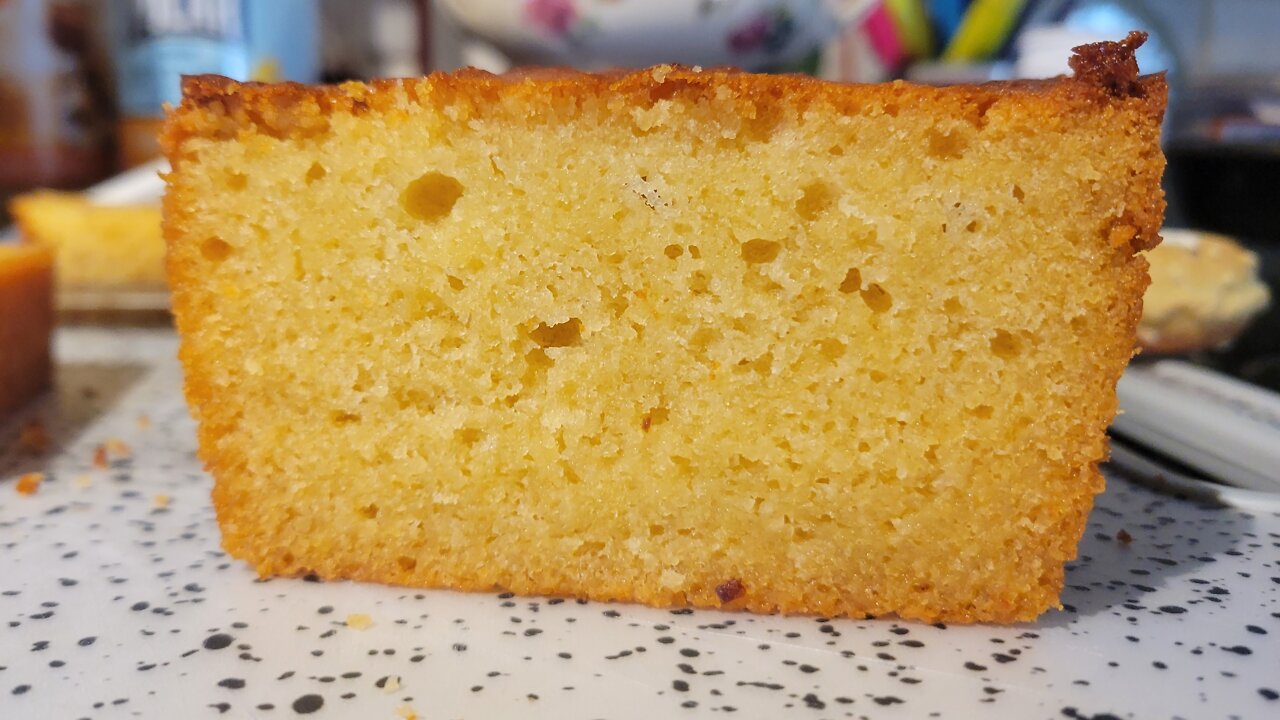 Golden Home Fiber Flour Test - Keto Pound Cake v.1.3