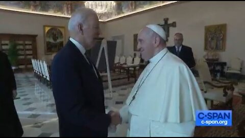 Biden's encounter with the Pope