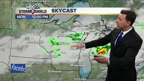 Michael Fish's NBC26 Storm Shield weather forecast