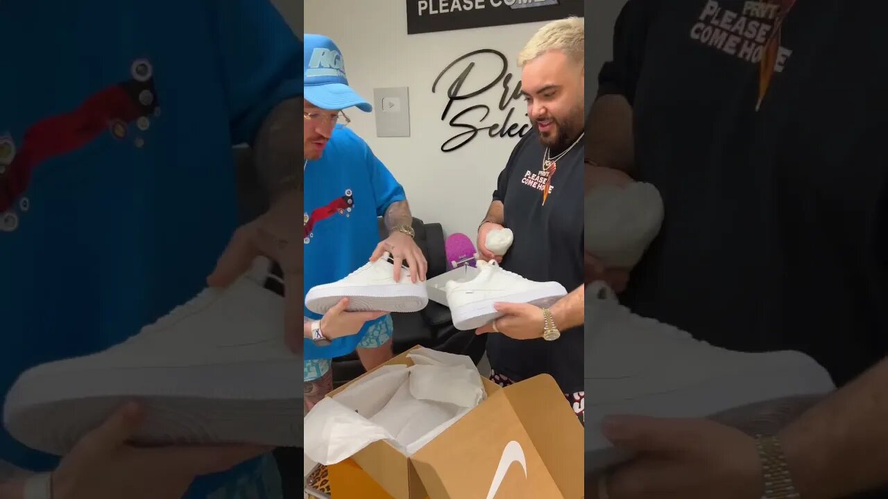 Unboxing & Reviewing The Louis Vuitton x Nike Air Force Collaboration! *In Hand #louisvuitton #nike