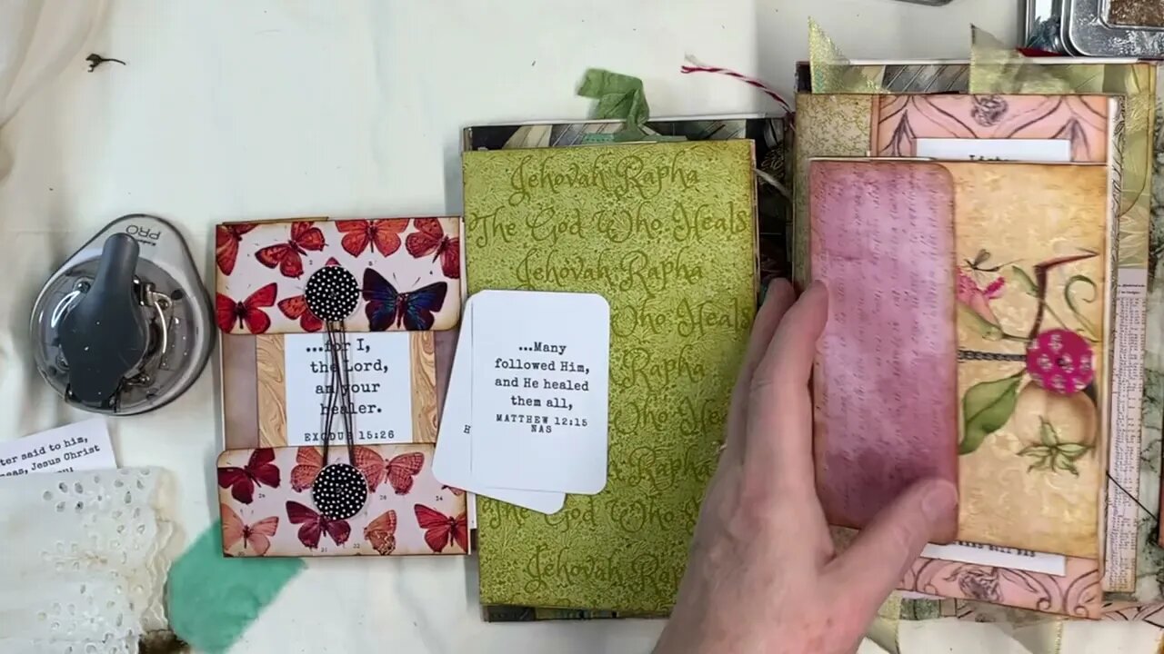 #12 Healing Folio- Ribbon Sliders and Loading it