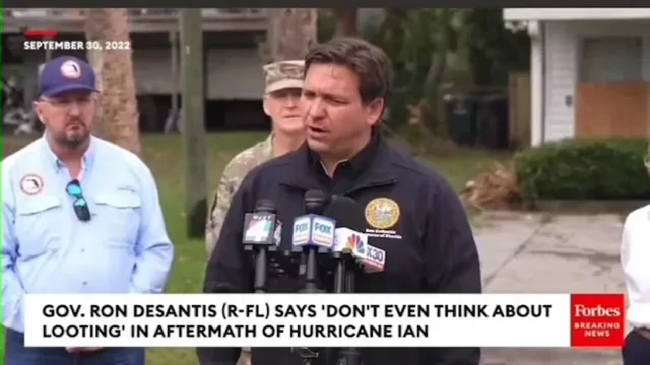 DeSantis Reminds Looters: "We're a 2nd Amendment State"