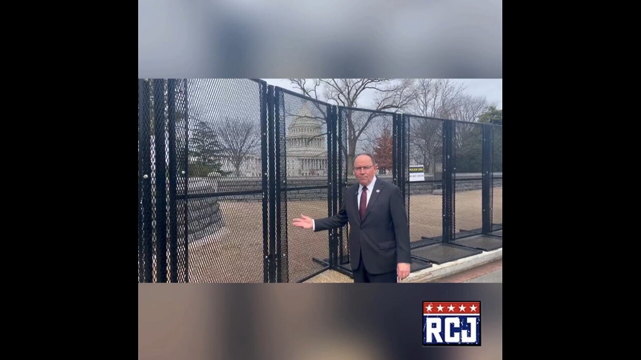 MSM LIES! The fence around the Capitol is to keep people in at the SOTU, white hats in control