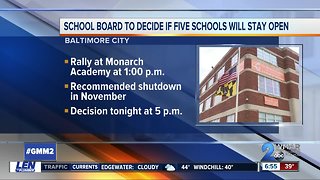 Final rally to save a Baltimore charter school