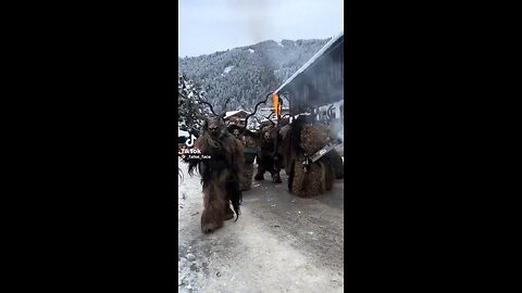 Austria Krampus demonic rally