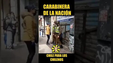 #shorts #carabineros de #Chile ilustrando a ilegales