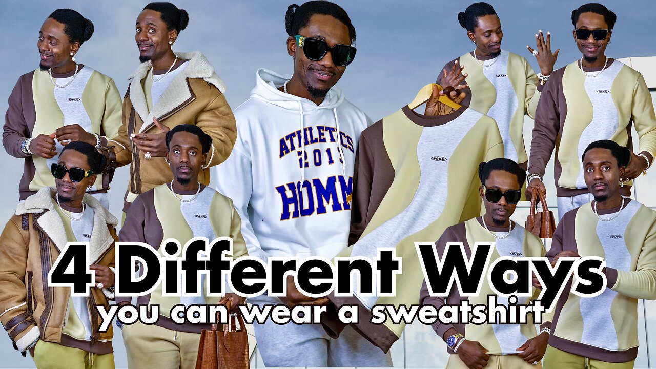 4 Different Ways You Can Wear A Sweatshirt