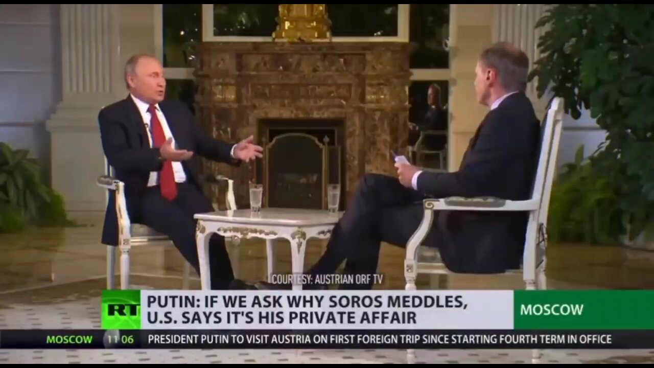 Putin Talks about globalist George Soros in 2018