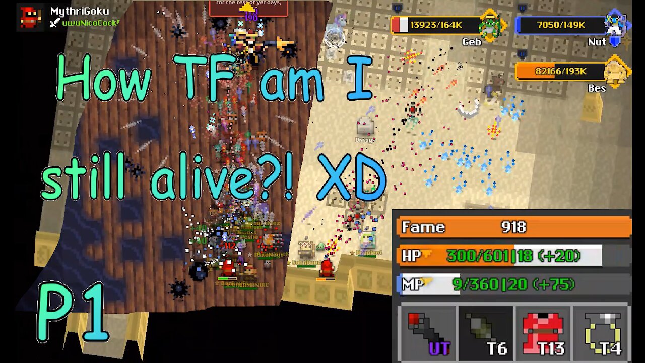 RotMG | Sorceror Adventures Part 1 | Tomb/MT/MLab/DD | 3/8 maxed | How am I still alive?!