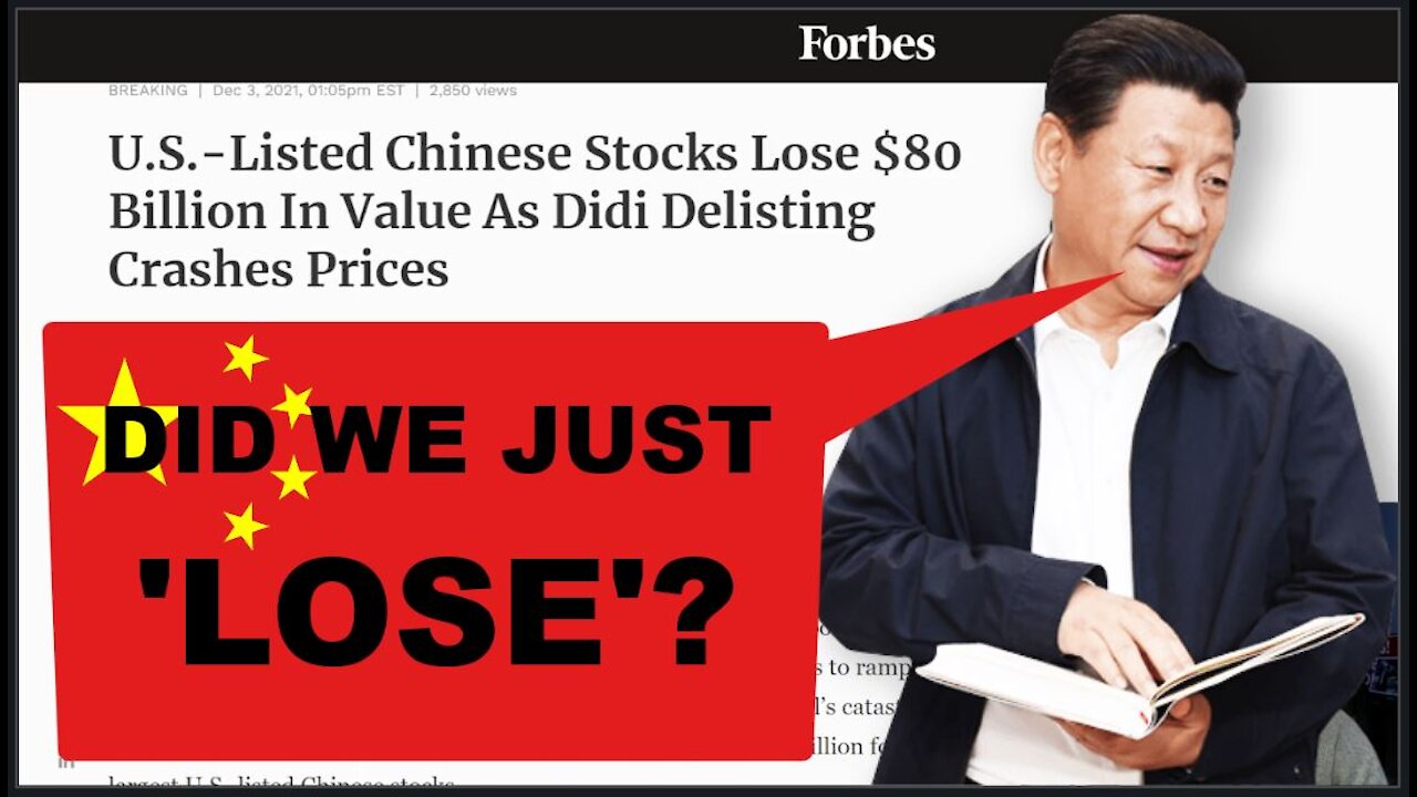 CHINESE Stocks Plummet, Losing $80 BILLION In USA, China Is Asshoe!