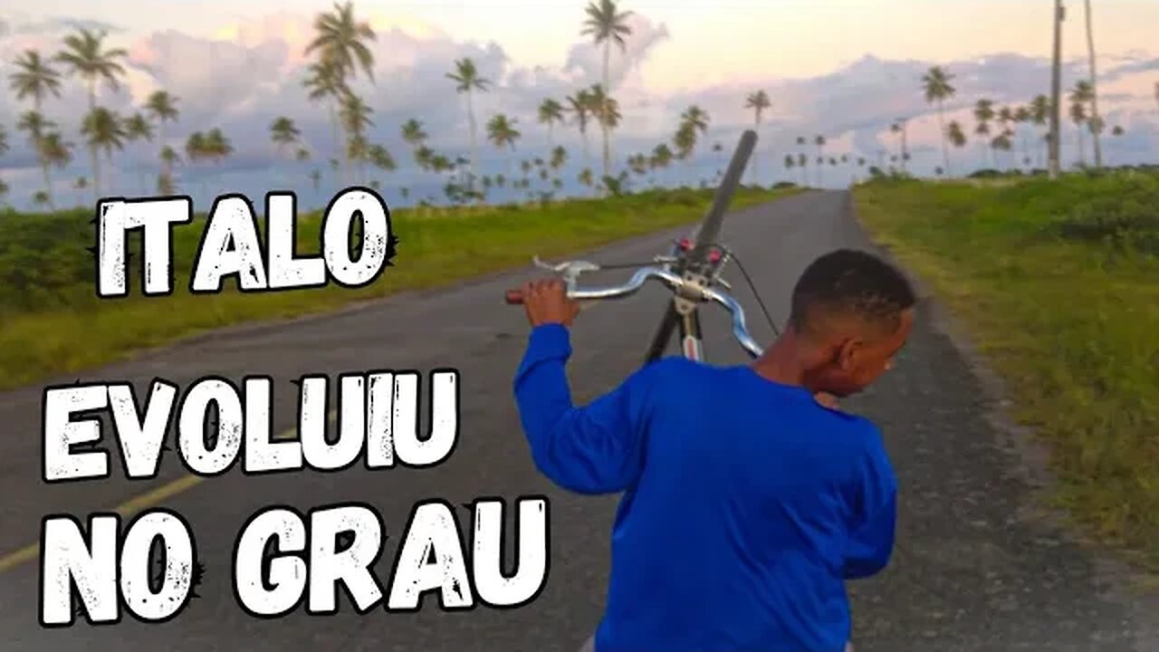 Italo mostrou que não tá brincadeira e bateu de frente com Pedrinho no grau de bike 😱😱😱