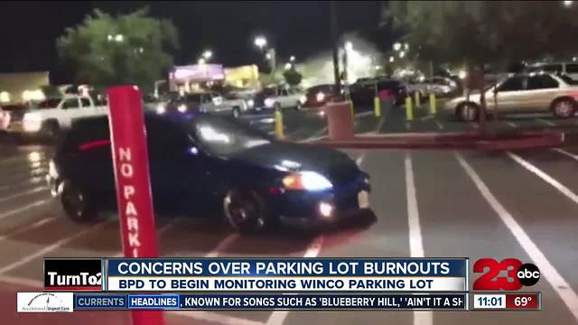 Cars burning out in WinCo parking lot raise concerns