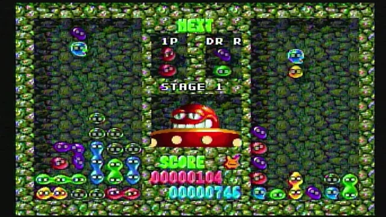 Dr Robotnik's Mean Bean Machine, A Better Version Of Tetris On The Sega Genesis