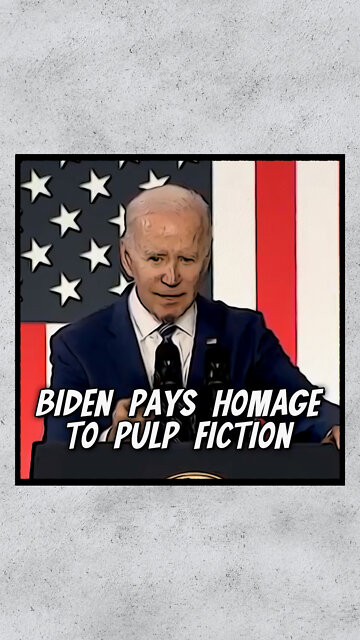 Biden Pays Homage To Pulp Fiction
