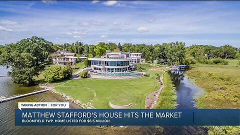 Matthew Stafford's $6.5 million Bloomfield Township home up for sale