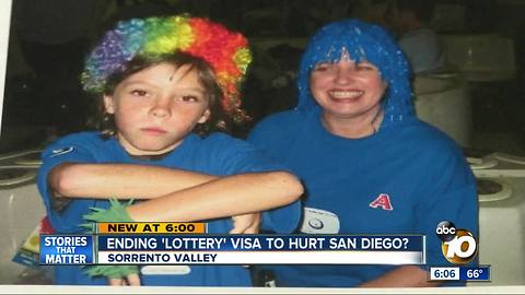 Ending 'lottery' visa could hurt San Diego