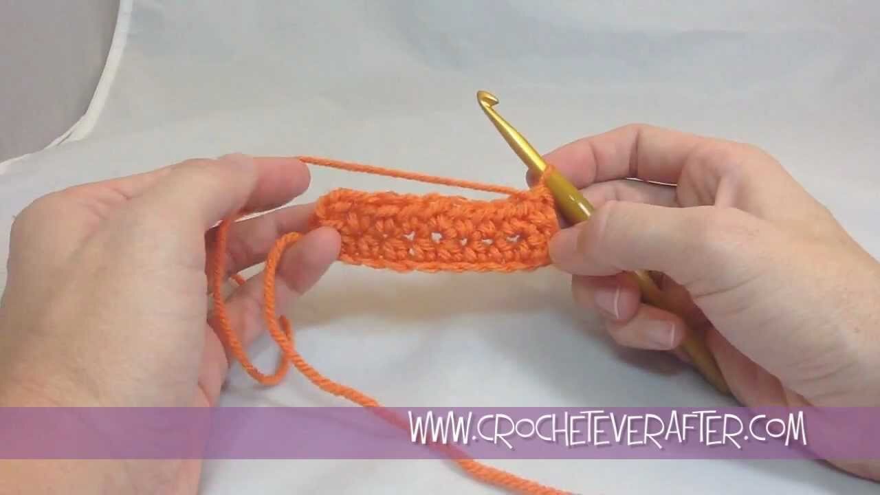 Half Double Crochet Tutorial #4: HDC in Last Stitch of Row