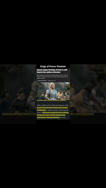 Rings of Power Disaster - People Stopped Watching