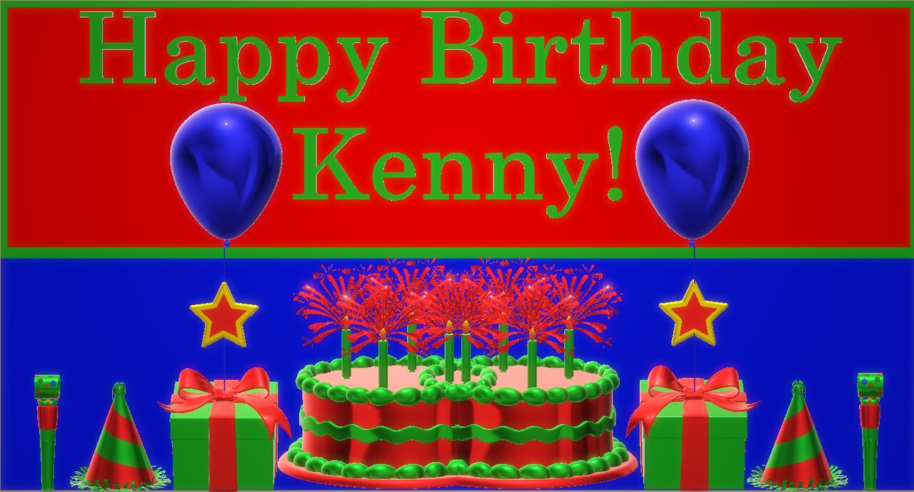 Happy Birthday 3D - Happy Birthday Kenny - Happy Birthday To You - Happy Birthday Song