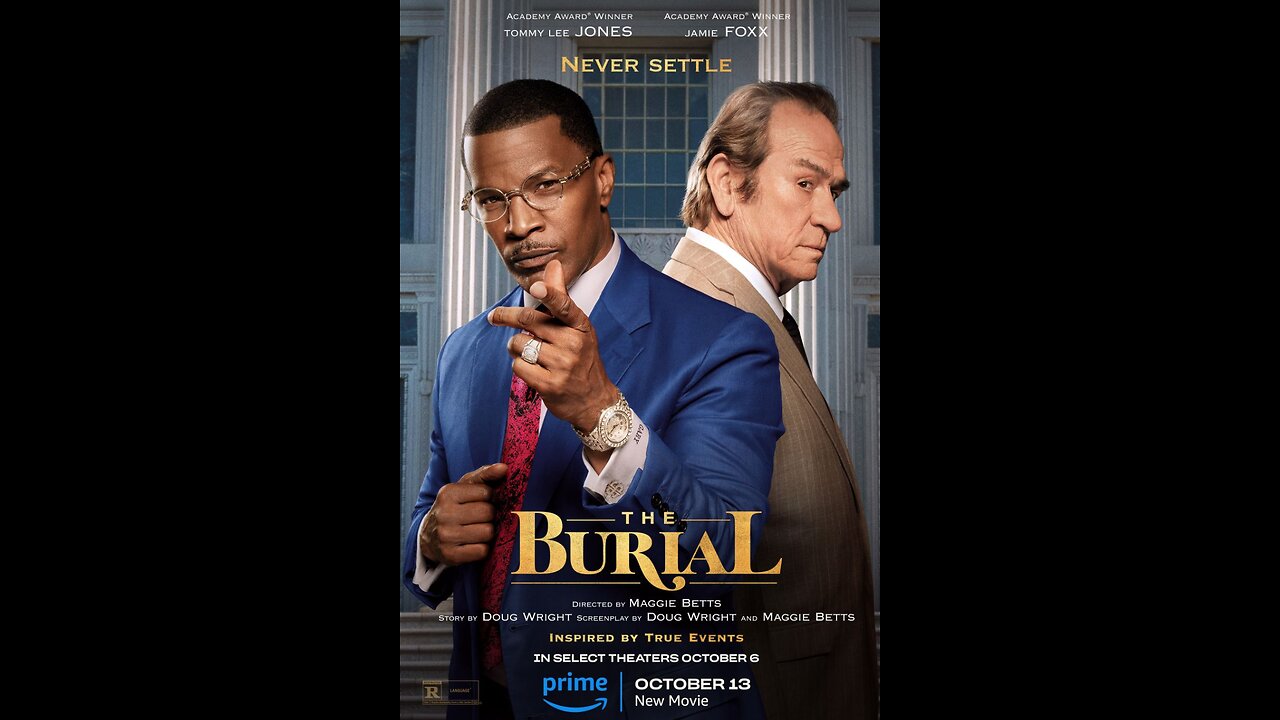 The Burial - OFFICIAL TRAILER - (2023) #primevideo #jamiefoxx #tommyleejones #TrueEvents