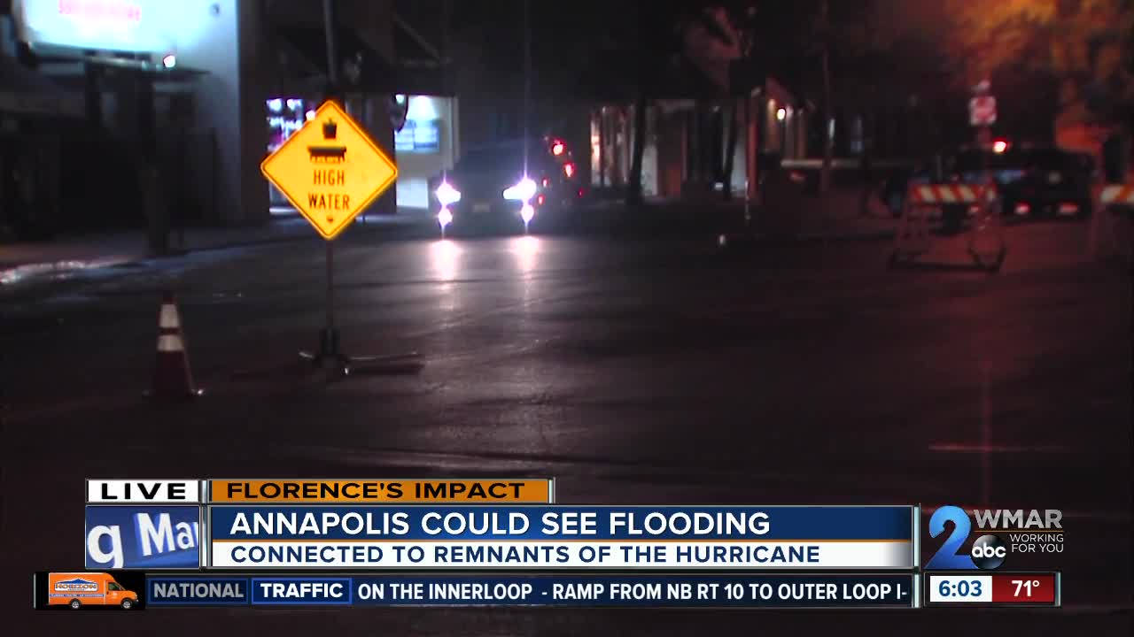 Annapolis prepares for possible flooding from Florence