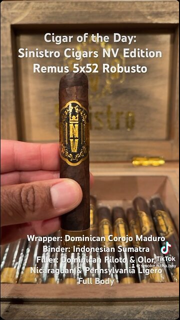 Sinistro Cigars NV Edition Remus 5x52 Robusto #Shorts #Cigars #Short #Cigar #SNTB