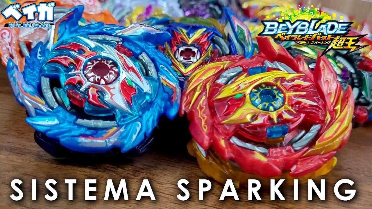 Os sistemas de BEYBLADE BURST - Parte 6 - SPARKING (SUPER KING) LAYER