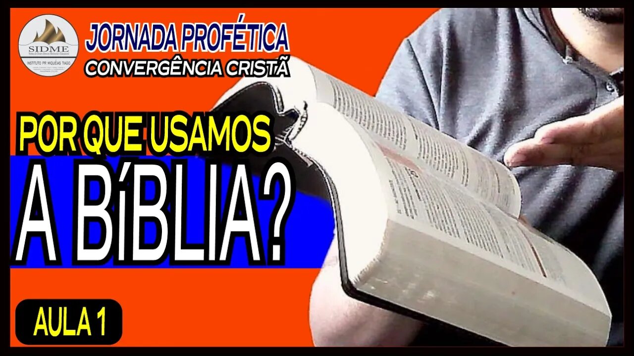 Jornada Profética Convergência Cristã [AULA 1] Por que Usamos Bíblia Sagrada? Pastor Miquéias Tiago