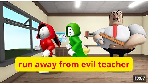 attacked by teacher had to escape