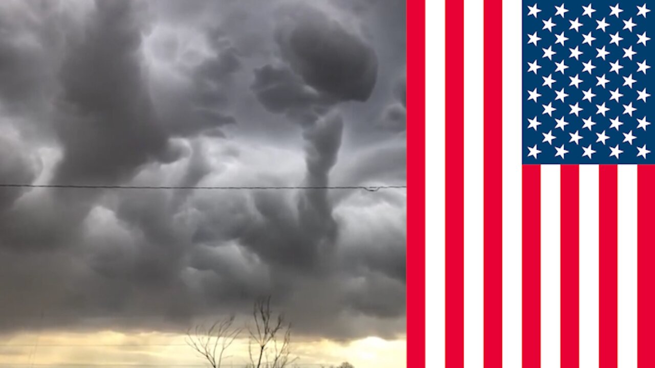 The cloudy pattern over Nebraska USA is not normal [Conspiracy]