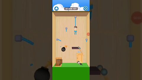 rescue cut rope puzzle 😎 #shorts