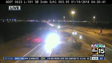 Deadly crash at Loop 101 and Indian School in the west Valley