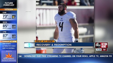 'I was stripped of everything:' Former Pasco Co. football star shares story of drug addiction, recovery