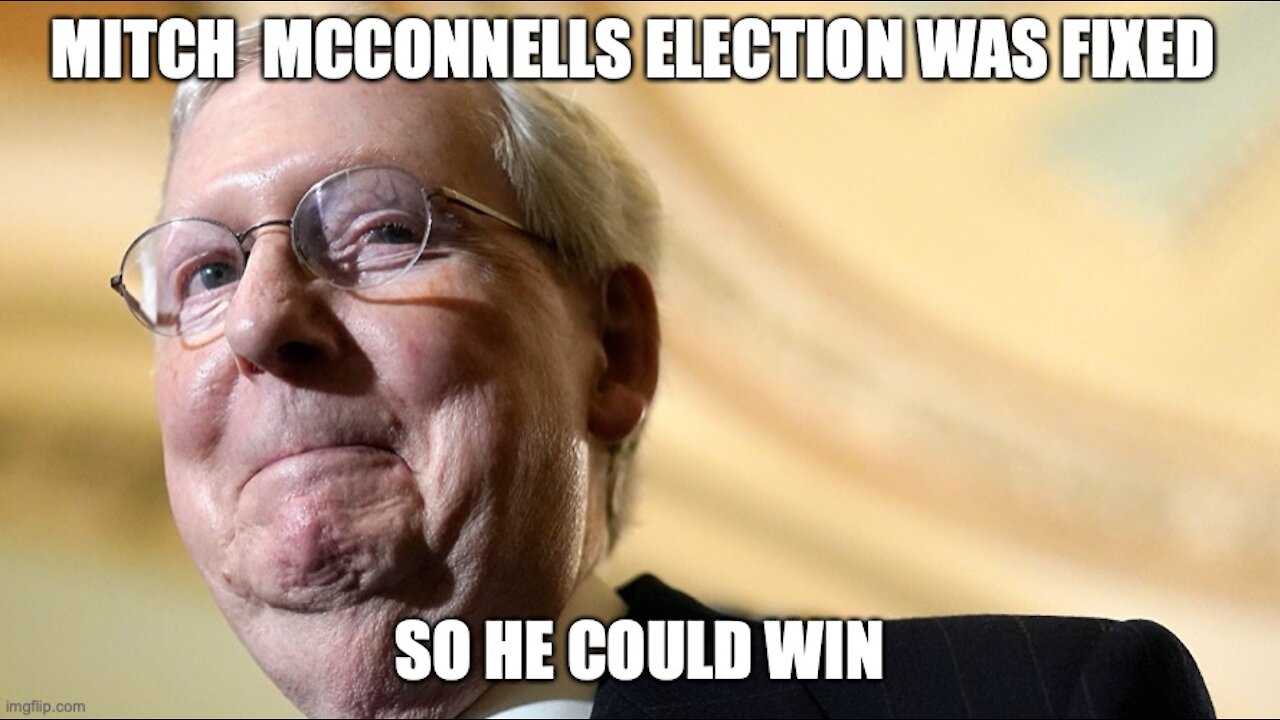 BREAKING: MiTch McConnell CHEATED too. Now we know why he wants trump out