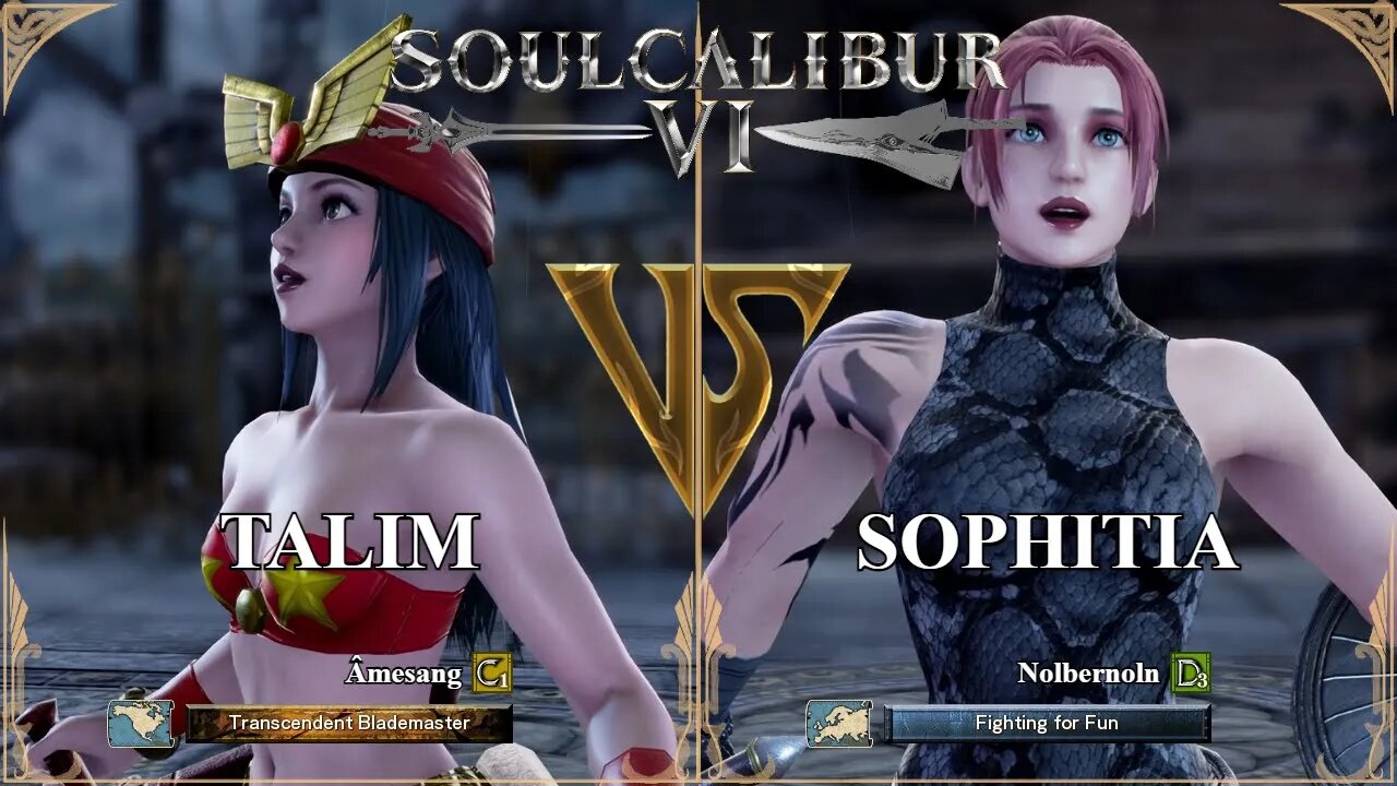 SoulCalibur VI — Amesang (Talim) VS Nolbernoln (Sophitia) | Xbox Series X Ranked