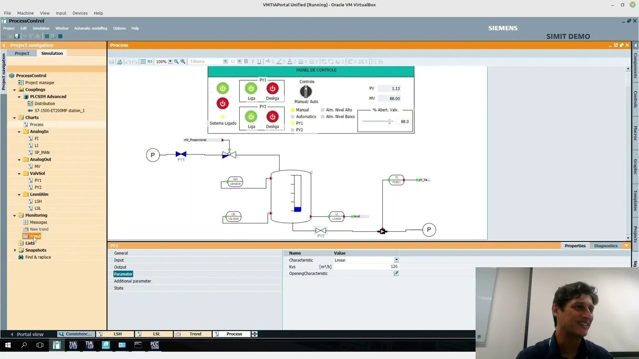 #SIMIT - Aplicação para controle de Nível TIA Portal - Parte I