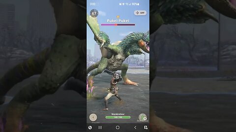 Monster hunter now! fight. #monsterhunter #gaming #android #fun #gameplay