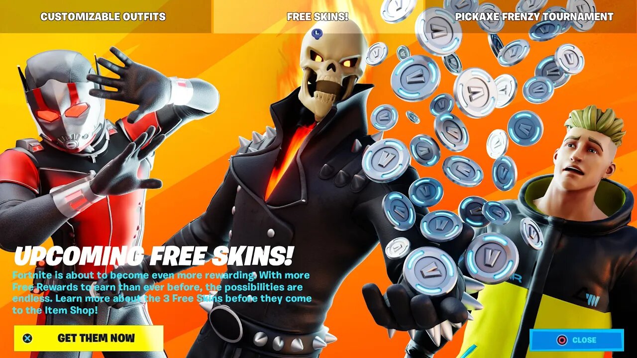 3 FREE SKINS in NEW FORTNITE UPDATE! (14.50)